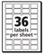 Avery Removable Labels, 1/2" x 3/4", 2016 Labels, (2 Pack of 5418)